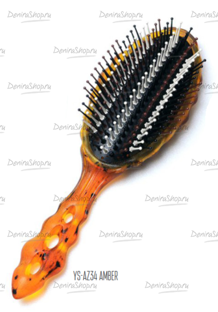 Щетка для волос Eco Styler янтарная фото купить Mizutaniofficial.ru