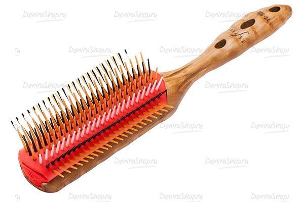 Щетка для волос Pro Wood Styler, 7 рядов фото купить Mizutaniofficial.ru