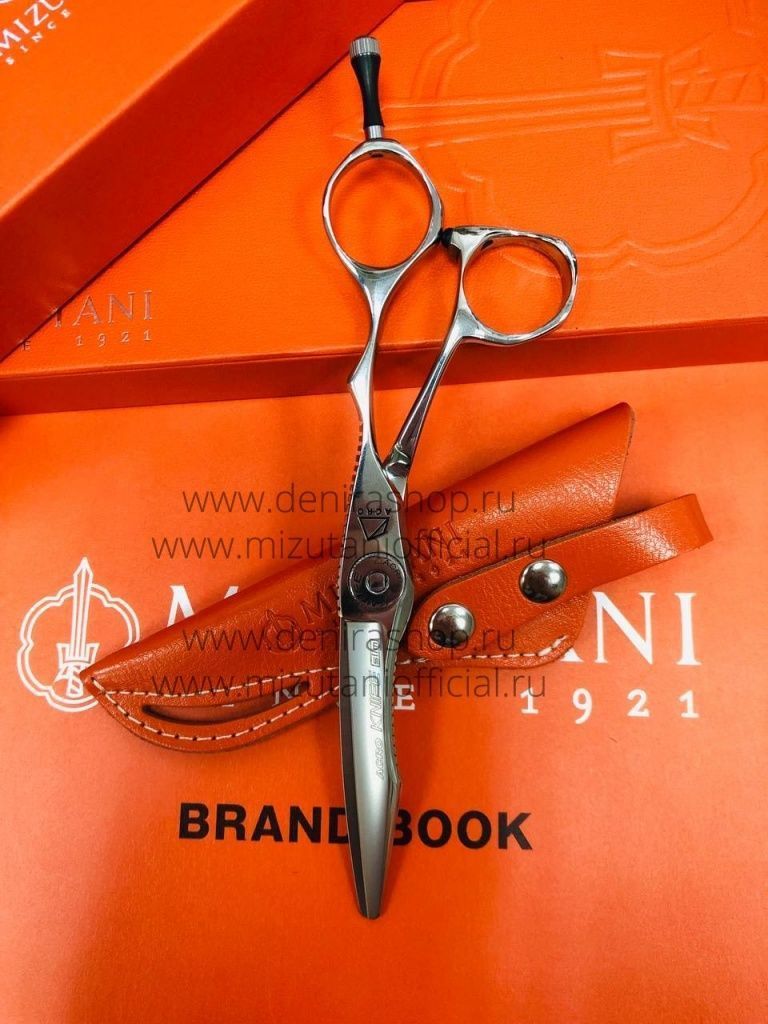 ножницы прямые acro knife slim semi mirror 6.3 mizutani картинка купить