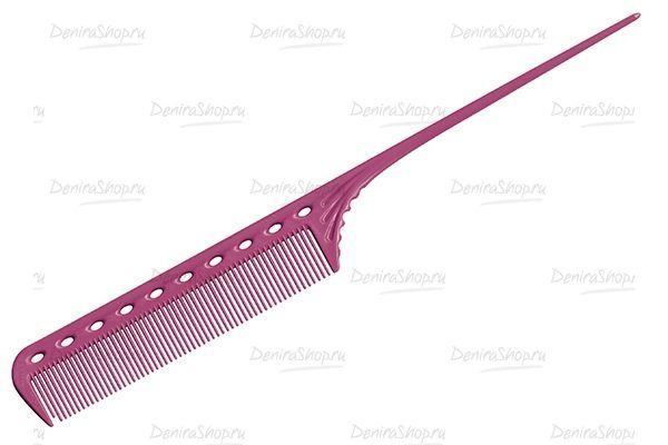 Купить Расчёска с хвостиком гибкая  розовая для стрижки